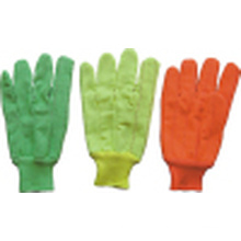 Hi Viz Fluorescent Red Cotton Work Glove--2104